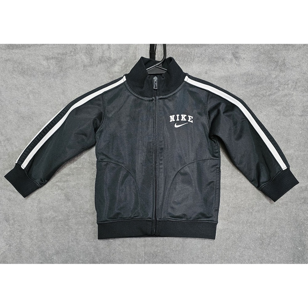 Nike Toddler 24M Black Zip-Up Jacket